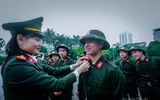 Những hình ảnh đẹp của tân binh Công an Hà Nội trong ngày hội tòng quân