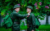 Những hình ảnh đẹp của tân binh Công an Hà Nội trong ngày hội tòng quân