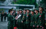 Những hình ảnh đẹp của tân binh Công an Hà Nội trong ngày hội tòng quân
