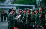 Những hình ảnh đẹp của tân binh Công an Hà Nội trong ngày hội tòng quân
