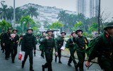 Những hình ảnh đẹp của tân binh Công an Hà Nội trong ngày hội tòng quân