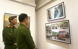 Những hình ảnh lực lượng Cảnh sát Cơ động qua góc nhìn nghệ thuật
