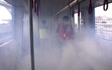 Giải cứu hành khách trong vụ cháy giả định trên tàu metro Nhổn - ga Hà Nội