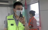 Giải cứu hành khách trong vụ cháy giả định trên tàu metro Nhổn - ga Hà Nội