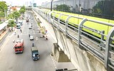 Giải cứu hành khách trong vụ cháy giả định trên tàu metro Nhổn - ga Hà Nội