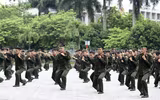 Ấn tượng màn trình diễn võ thuật của chiến sĩ nghĩa vụ Công an Hà Nội