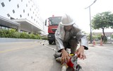 Diễn tập cứu người mắc kẹt trong đám cháy lớn ở Trung tâm thương mại
