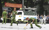Xem Lực lượng tham gia bảo vệ an ninh, trật tự ở cơ sở diễn tập trấn áp nhóm thanh niên gây rối trật tự công cộng