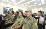 Xem lực lượng tham gia bảo vệ ANTT ở cơ sở tập phân luồng, chỉ huy giao thông 