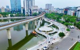 Toàn cảnh hồ Hoàng Cầu sau khi cải tạo nâng cấp