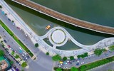 Toàn cảnh hồ Hoàng Cầu sau khi cải tạo nâng cấp