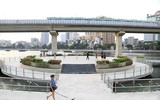 Toàn cảnh hồ Hoàng Cầu sau khi cải tạo nâng cấp