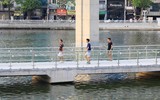 Toàn cảnh hồ Hoàng Cầu sau khi cải tạo nâng cấp