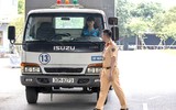 Cận cảnh quy trình thi sát hạch, cấp giấy phép lái xe máy do Công an Hà Nội tổ chức
