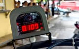 Cận cảnh quy trình thi sát hạch, cấp giấy phép lái xe máy do Công an Hà Nội tổ chức
