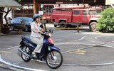 Cận cảnh quy trình thi sát hạch, cấp giấy phép lái xe máy do Công an Hà Nội tổ chức