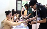 Cận cảnh quy trình thi sát hạch, cấp giấy phép lái xe máy do Công an Hà Nội tổ chức