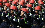 Hàng nghìn chiến sĩ công an phơi mình tập diễu binh giữa nắng lửa Hà Nội