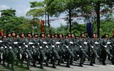 Hàng nghìn chiến sĩ công an phơi mình tập diễu binh giữa nắng lửa Hà Nội
