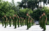 Công an Hà Nội nỗ lực tập luyện sẵn sàng tranh tài tại chung kết Hội thi điều lệnh, quân sự, võ thuật 