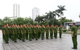 Công an Hà Nội nỗ lực tập luyện sẵn sàng tranh tài tại chung kết Hội thi điều lệnh, quân sự, võ thuật 