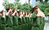 Công an Hà Nội nỗ lực tập luyện sẵn sàng tranh tài tại chung kết Hội thi điều lệnh, quân sự, võ thuật 