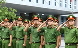 Công an Hà Nội nỗ lực tập luyện sẵn sàng tranh tài tại chung kết Hội thi điều lệnh, quân sự, võ thuật 