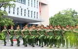 Công an Hà Nội nỗ lực tập luyện sẵn sàng tranh tài tại chung kết Hội thi điều lệnh, quân sự, võ thuật 