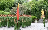 Công an Hà Nội nỗ lực tập luyện sẵn sàng tranh tài tại chung kết Hội thi điều lệnh, quân sự, võ thuật 