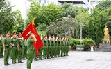 Công an Hà Nội nỗ lực tập luyện sẵn sàng tranh tài tại chung kết Hội thi điều lệnh, quân sự, võ thuật 