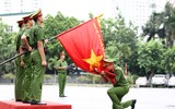 Công an Hà Nội nỗ lực tập luyện sẵn sàng tranh tài tại chung kết Hội thi điều lệnh, quân sự, võ thuật 