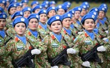 Cận cảnh các khối diễu binh cùng dàn khí tài hiện đại trong buổi hợp luyện sự kiện A80