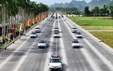 Cận cảnh các khối diễu binh cùng dàn khí tài hiện đại trong buổi hợp luyện sự kiện A80
