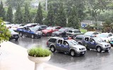 Những hình ảnh đẹp của Công an Hà Nội diễu binh trong mưa 