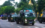 Cận cảnh dàn xe chuyên dụng của Công an Hà Nội diễu binh, diễu hành tại hồ Hoàn Kiếm 