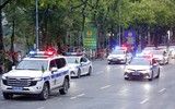 Cận cảnh dàn xe chuyên dụng của Công an Hà Nội diễu binh, diễu hành tại hồ Hoàn Kiếm 