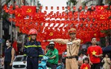 Công an Hà Nội triển khai lực lượng đảm bảo an ninh trật tự hợp luyện A80 