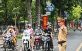 Công an Hà Nội triển khai lực lượng đảm bảo an ninh trật tự hợp luyện A80 
