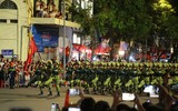 Toàn cảnh buổi tổng hợp luyện diễu binh, diễu hành chào mừng Quốc khánh 2-9 