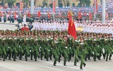 Cận cảnh các khối đi hùng hậu của lực lượng Công an tại lễ Tổng duyệt sự kiện A80