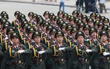 Cận cảnh các khối đi hùng hậu của lực lượng Công an tại lễ Tổng duyệt sự kiện A80