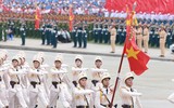 Cận cảnh các khối đi hùng hậu của lực lượng Công an tại lễ Tổng duyệt sự kiện A80