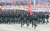 Cận cảnh các khối đi hùng hậu của lực lượng Công an tại lễ Tổng duyệt sự kiện A80