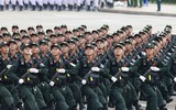Cận cảnh các khối đi hùng hậu của lực lượng Công an tại lễ Tổng duyệt sự kiện A80