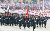 Cận cảnh các khối đi hùng hậu của lực lượng Công an tại lễ Tổng duyệt sự kiện A80