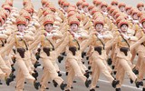 Cận cảnh các khối đi hùng hậu của lực lượng Công an tại lễ Tổng duyệt sự kiện A80