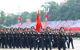 Cận cảnh các khối đi hùng hậu của lực lượng Công an tại lễ Tổng duyệt sự kiện A80