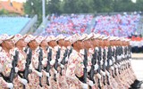 Cận cảnh các khối đi hùng hậu của lực lượng Công an tại lễ Tổng duyệt sự kiện A80