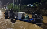 Hàng nghìn Cảnh sát cơ động tham gia ứng phó, khắc phục hậu quả cơn bão số 10