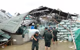 Hàng nghìn Cảnh sát cơ động tham gia ứng phó, khắc phục hậu quả cơn bão số 10